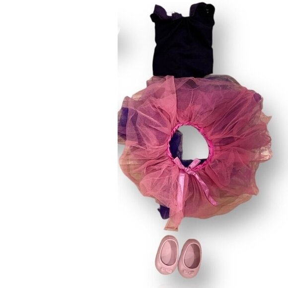 Disney Frozen Dress Tutu Leggings & Ballet Flats, 18" Dolls, American Gril Doll - Picture 6 of 7